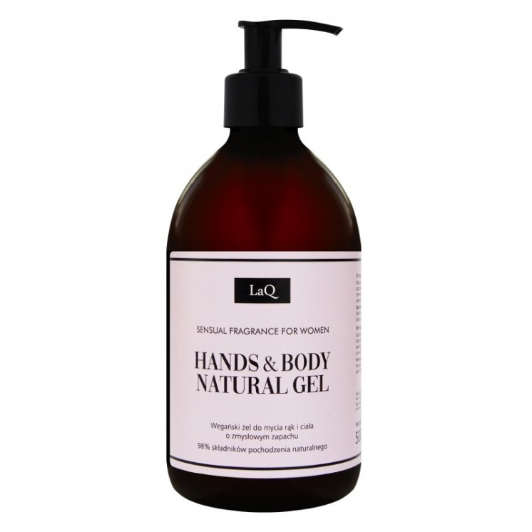 LaQ Hands & Body Sensual Vegan Hand and Body Wash Gel voor vrouwen 500 ml