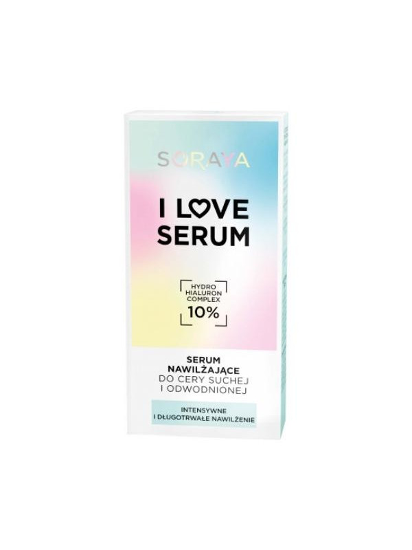 Soraya I LOVE SERUM Serum nawilżające do cery suchej i odwodnionej 30 ml