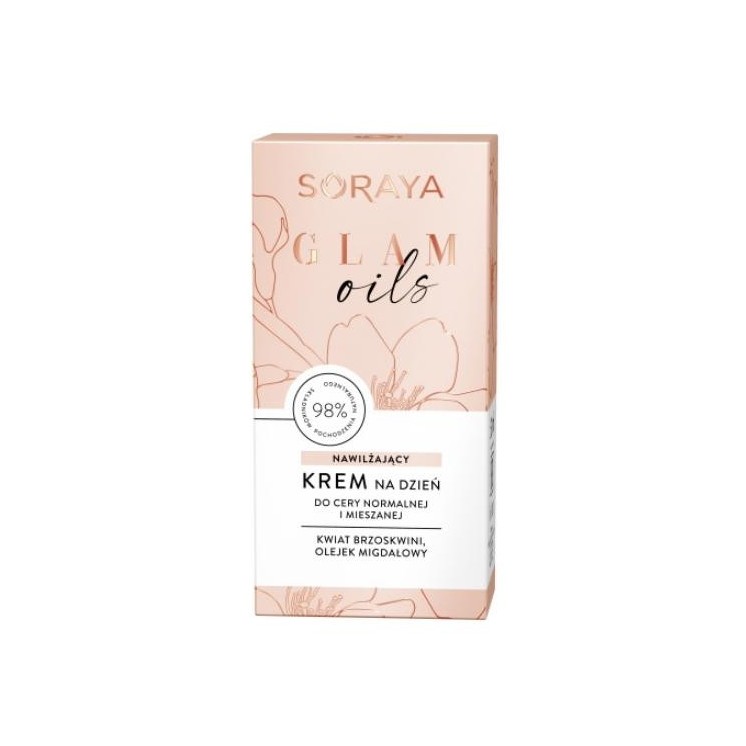 Soraya GLAM OILS nawilżający krem do twarzy na dzień 50 ml