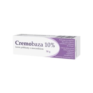Cremobaza 10% Напівжирний крем з сечовиною для чутливої та схильної до алергії шкіри 30 г