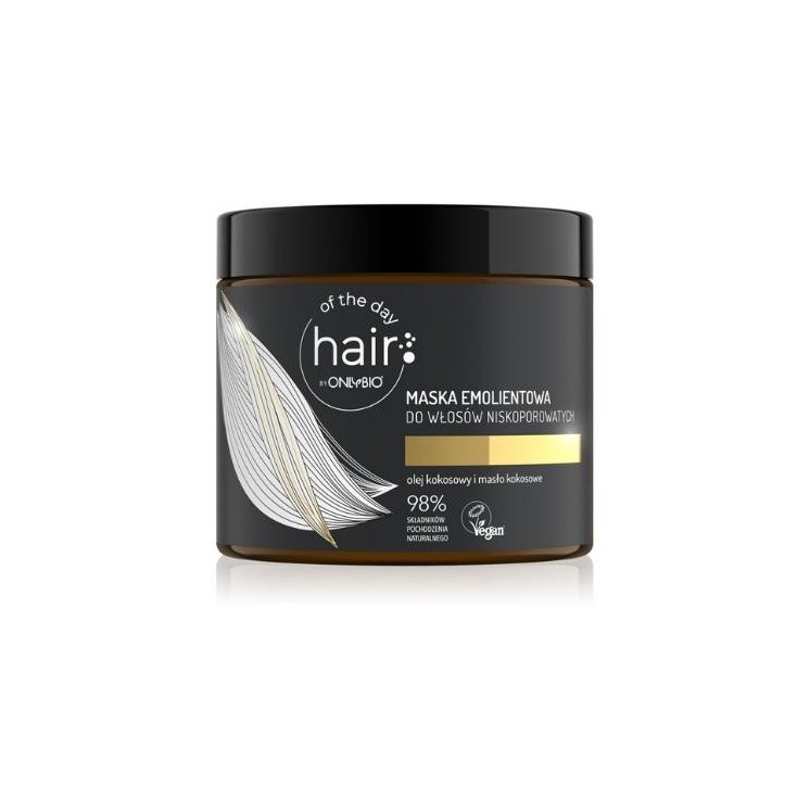 ONLYBIO Hair of the day Emollient mask for low porosity hair 400 ml