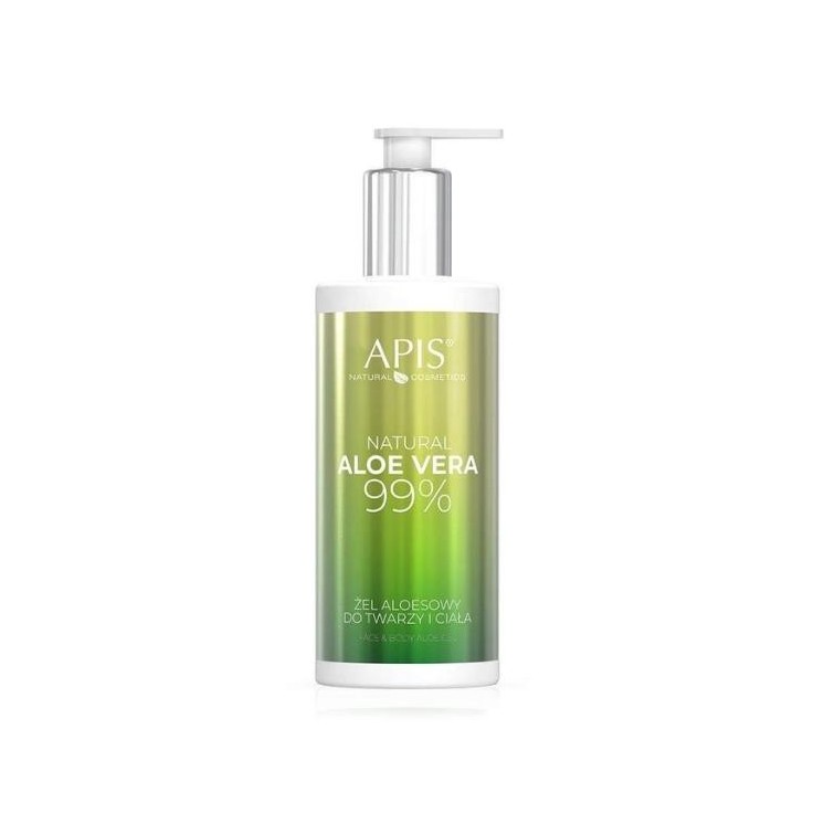 Apis Natural Aloe Vera 99% Алое гель для обличчя та тіла 300 мл