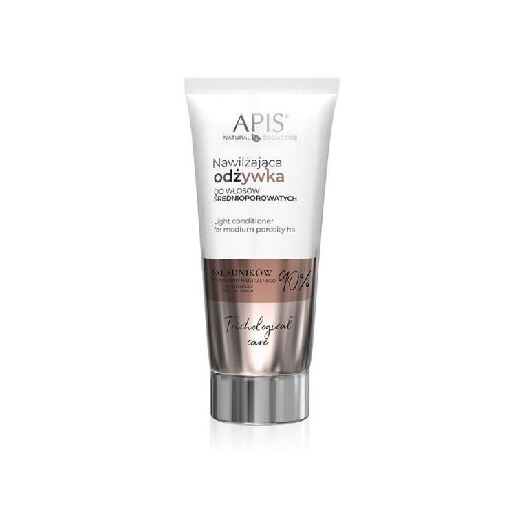Apis Trichological Care vochtinbrengende conditioner voor medium poreus haar 200 ml