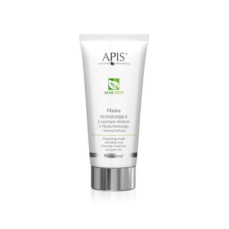 Apis Acne - Stop очищаюча маска із зеленим чаєм і гряззю Мертвого моря 200 мл