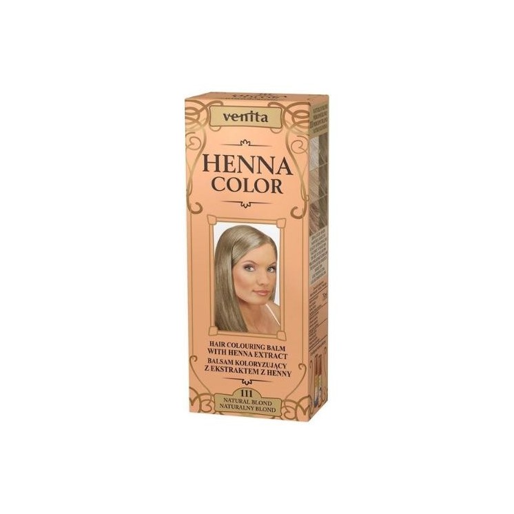 Venita Henna Color Kleurbalsem met henna-extract /111/ Natural Blond 75 ml