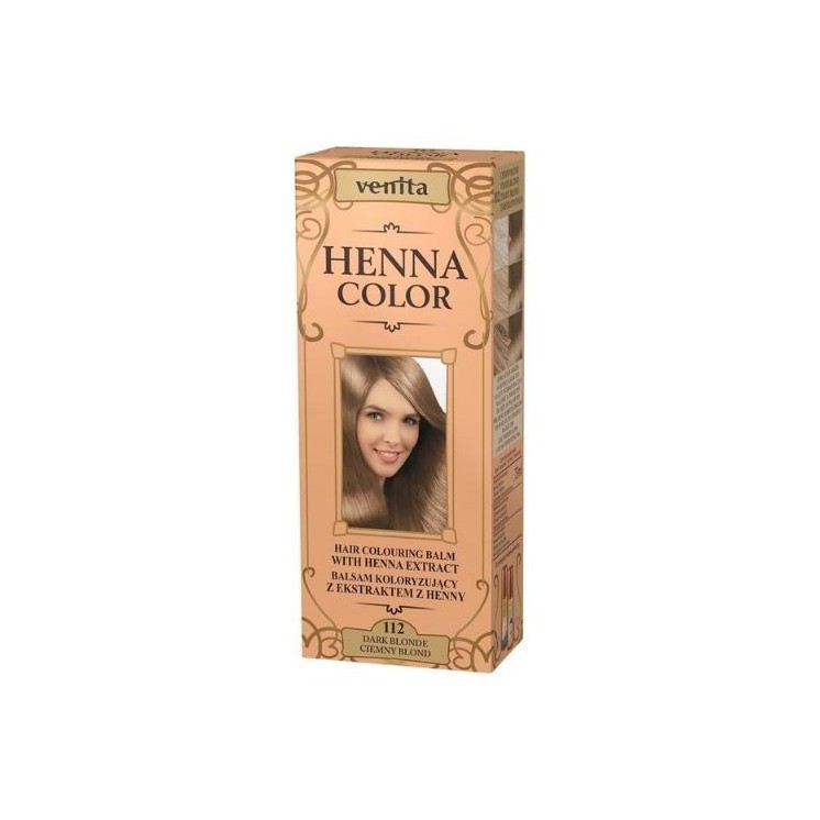 Venita Henna Color Coloring бальзам з екстрактом хни /112/ Темно- Blond 75 мл