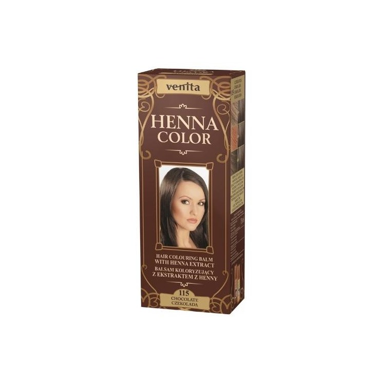 Бальзам Venita Henna Color Coloring з екстрактом хни /115/ Шоколад 75 мл