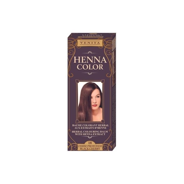 Venita Henna Color Kleurbalsem met henna-extract /18/ Black Cherry 75 ml