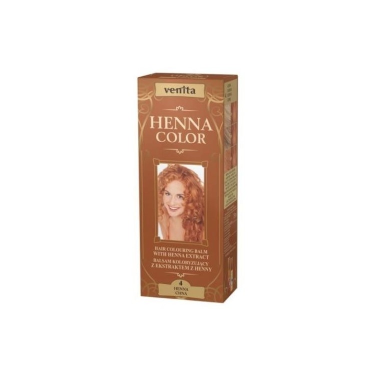 Фарбувальний бальзам Venita Henna Color з екстрактом хни /4/ Chna 75 мл