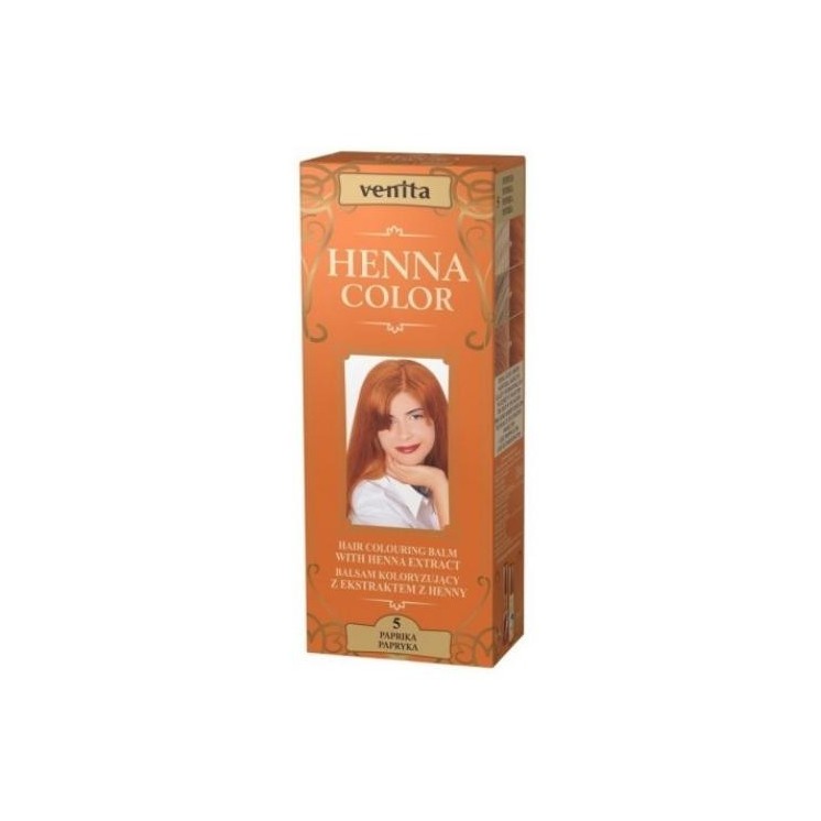 Venita Henna Color Balsam koloryzujący z ekstraktem z henny /5/ Papryka 75 ml