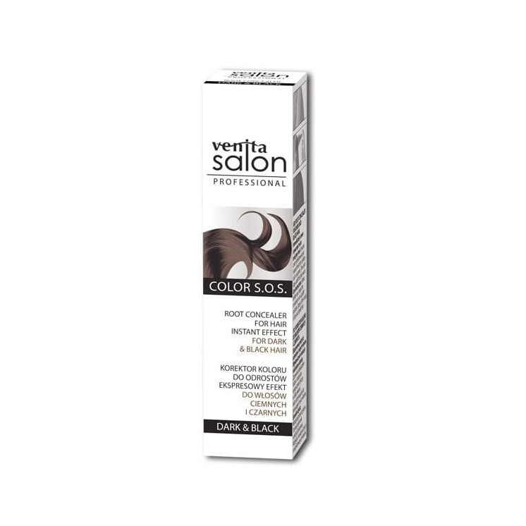 Venita Salon Professional Color SOS Roots Коректор фарби для темного і чорного волосся 75 мл