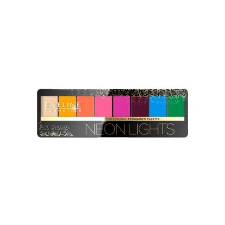 Eveline Eye shadows 8 colors Neon Lights