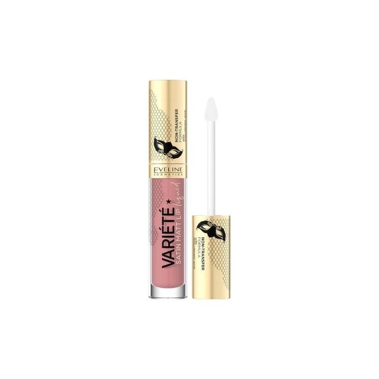 Губна помада Eveline Variete Satin Liquid з гіалуроновою кислотою /02/ Raspberry Cream 4,5 мл
