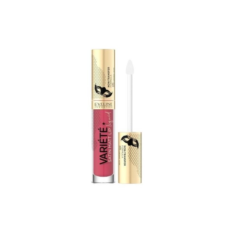 Губна помада Eveline Variete Satin Liquid з гіалуроновою кислотою /06/ Strawberry Cocktail 4,5 мл