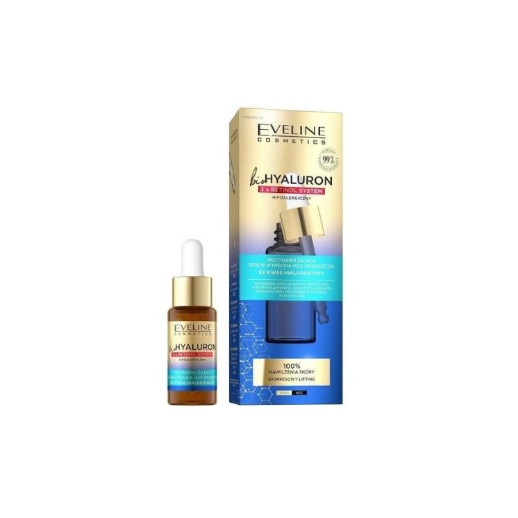 Serum для обличчя Eveline BioHyaluron 3x Retinol System 18 мл