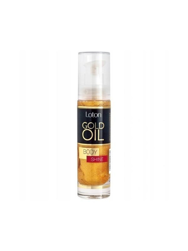 Loton Gold Oil suchy Olejek do ciała z drobinkami złota 30 ml