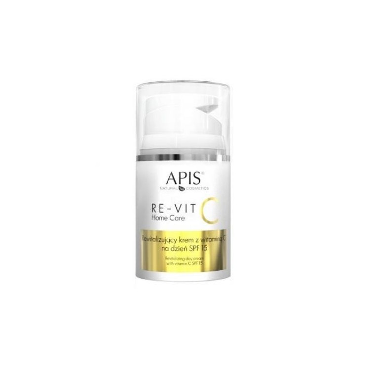 Apis Re-Vit C Home Care відновлюючий денний крем для обличчя з вітаміном С 50 мл
