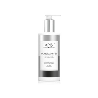 Очищаючий гель для вмивання Apis з активованим вугіллям 300 мл