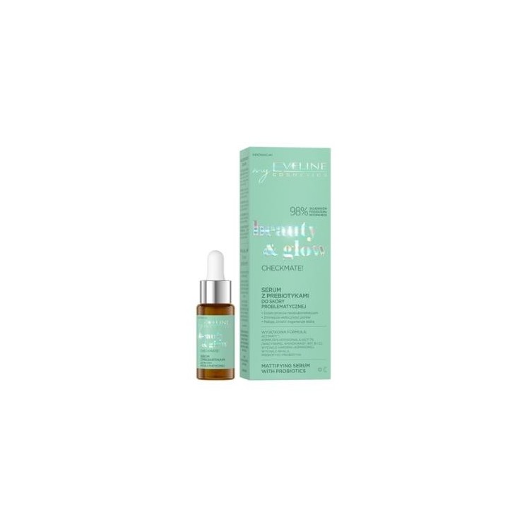 Eveline Beauty & Glow Checkmate! Пребіотична сироватка для проблемної шкіри 18 мл