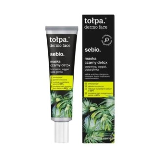 Tołpa Dermo Face Sebio. Маска для обличчя Black Detox 40 мл