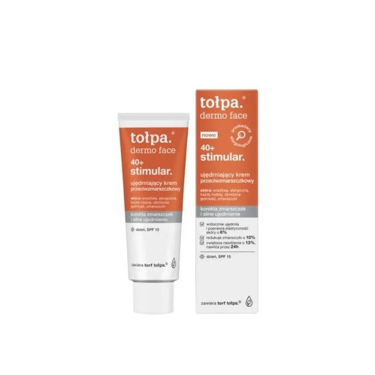 Tołpa Face 40+ зміцнюючий денний крем проти зморшок SPF15