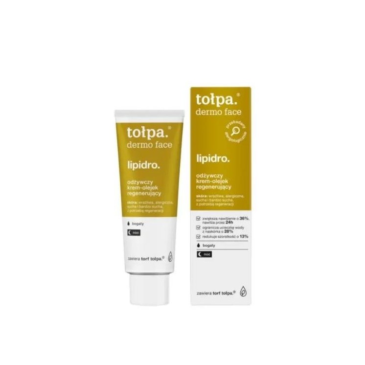 Tołpa Dermo nourishing face cream-oil regenerating for the night