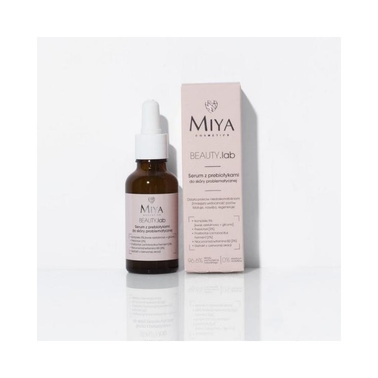Miya Cosmetics BEAUTY .lab Serum with prebiotics for problematic skin