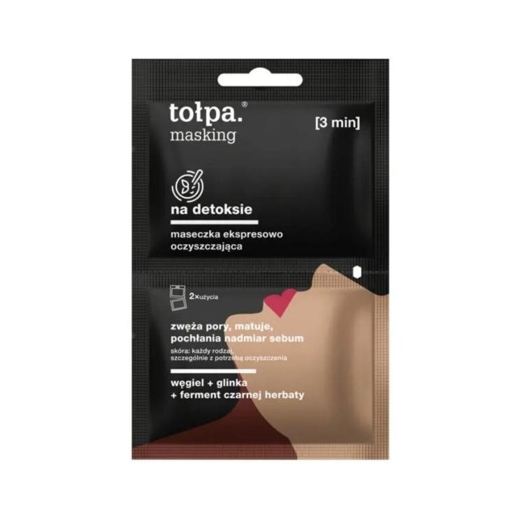 Очищаюча маска Tołpa Express для всіх типів шкіри