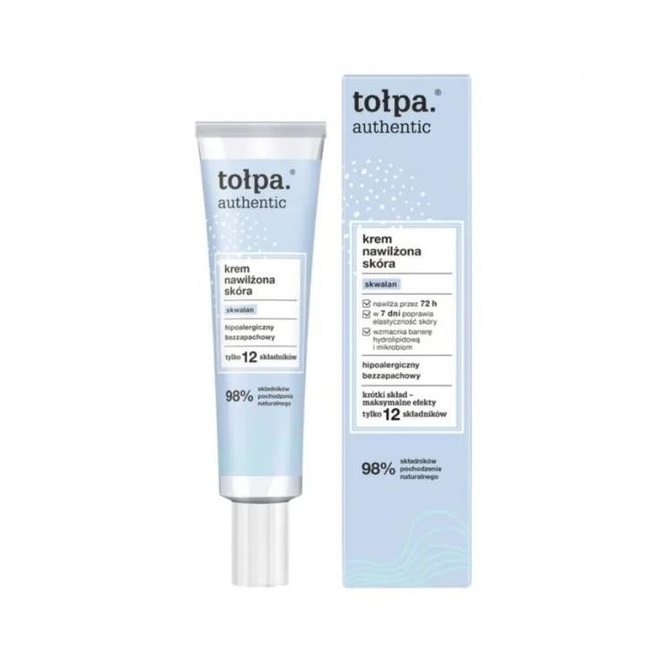 Крем для обличчя Tołpa Authentic зволожує шкіру
