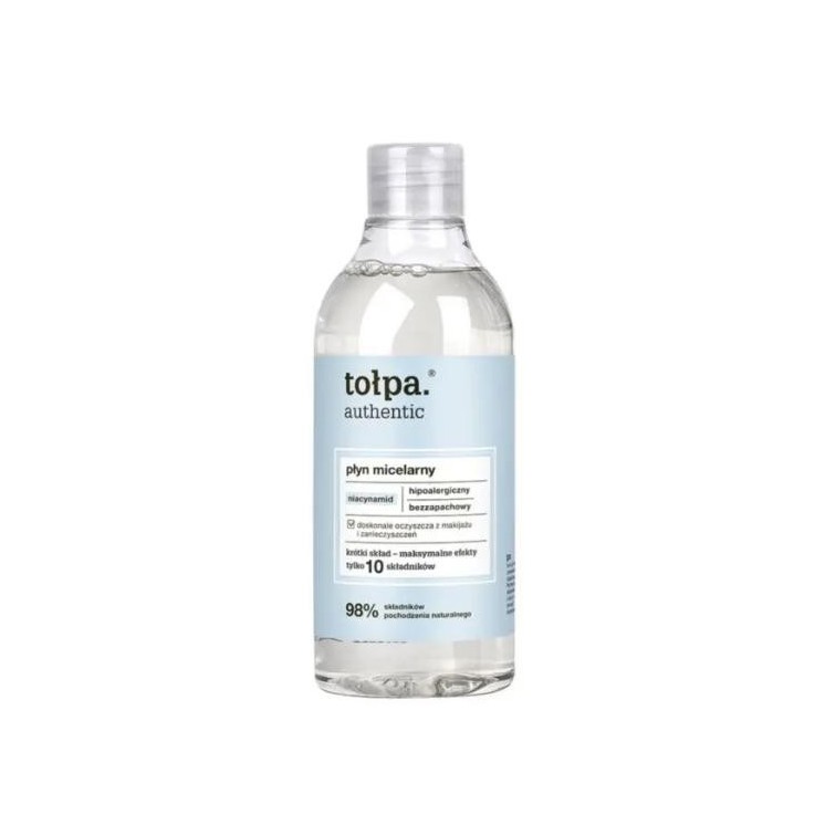 Tołpa Authentic Micellar Facial Fluid perfectly cleanses