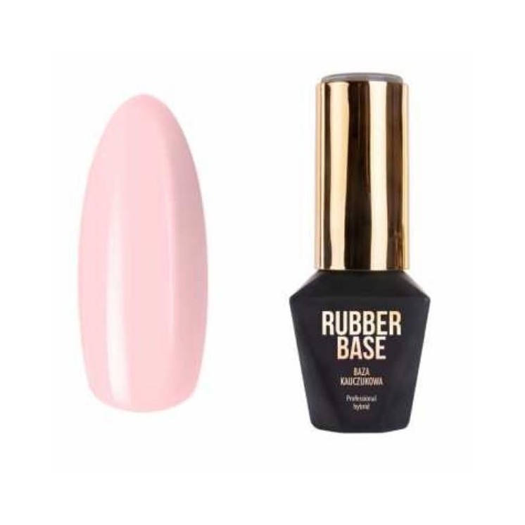 MollyLac Rubber Base Babydoll Гумова база для гібридних лаків