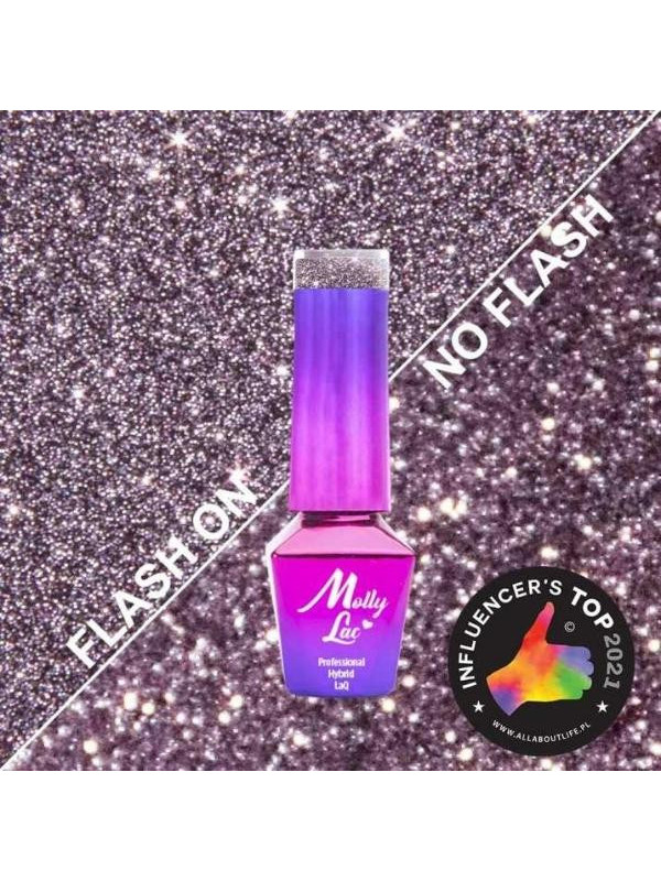 MollyLac /563/ Flashing Lights Lakier Hybrydowy Fabolous 5 ml