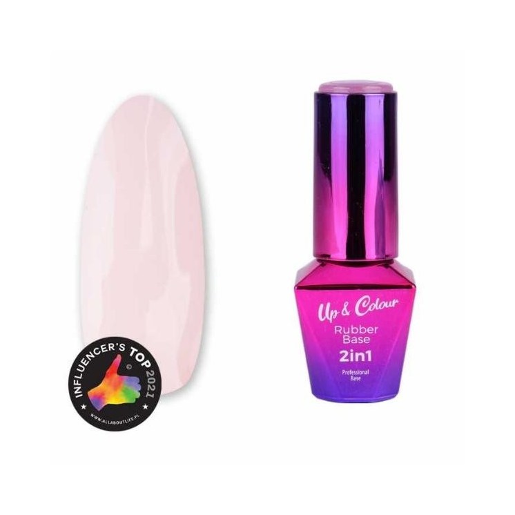 MollyLac Rubber Base 2in1 Up& Colour /7/ Rubberen basis voor hybriden