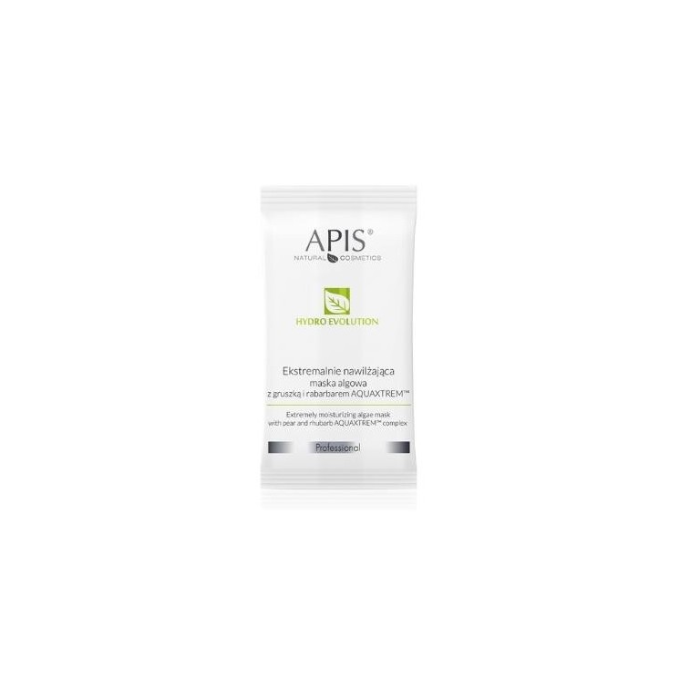Екстремально зволожуюча водоростева маска Apis Hydro Evolution з грушею та ревенем AQUAXTREME™