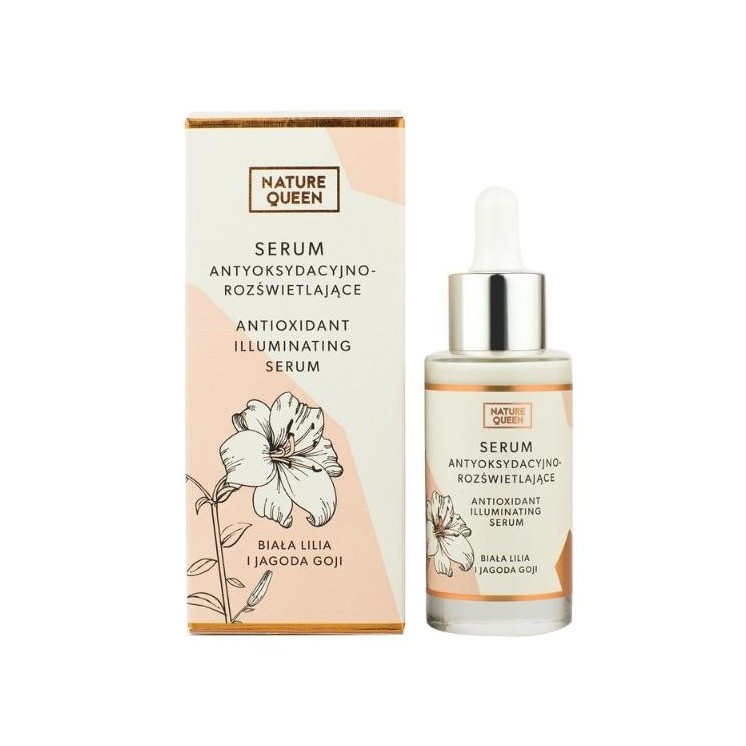 Nature Queen Antioxidant en Verhelderend Serum Witte Lelie en Gojibes 30 ml