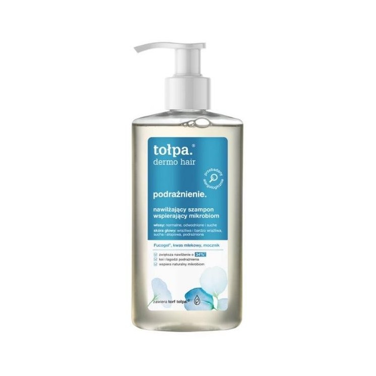 Tołpa Dermo Haarirritatie. hydraterende shampoo die het microbioom ondersteunt