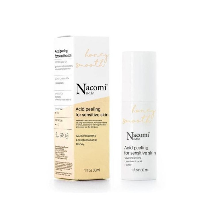 Nacomi Next Level Honey Smooth Acid Peeling для чутливої шкіри