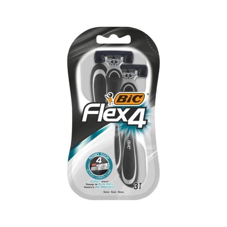 BIC Flex4 Scheermes 3 stuks