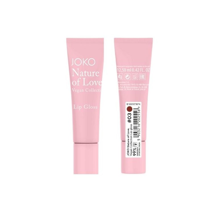 Joko Nature of Love Vegan Collection Lip gloss /03/