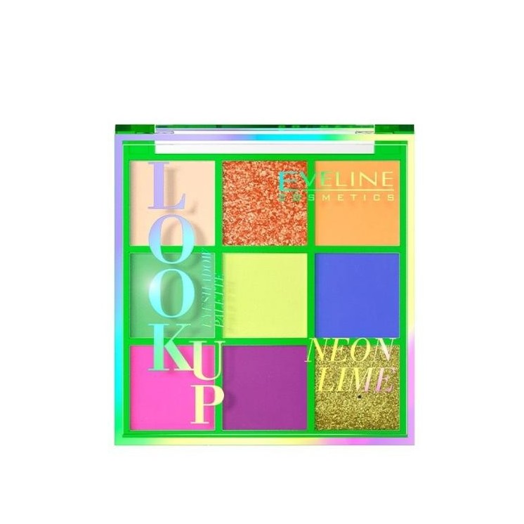 Eveline Eyeshadow Palette van 9 Neon Lime kleuren