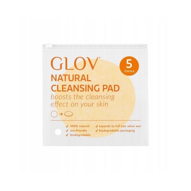 GLOV Natural Cleansing Biodegradable Cleansing Pads 5 pcs