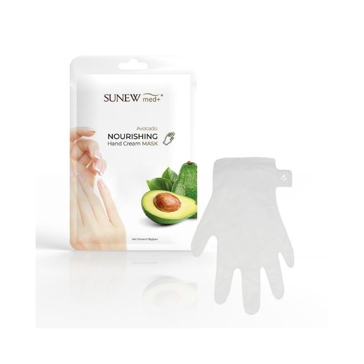 Sunew Med+ інтенсивно зволожуюча маска для рук Avocado