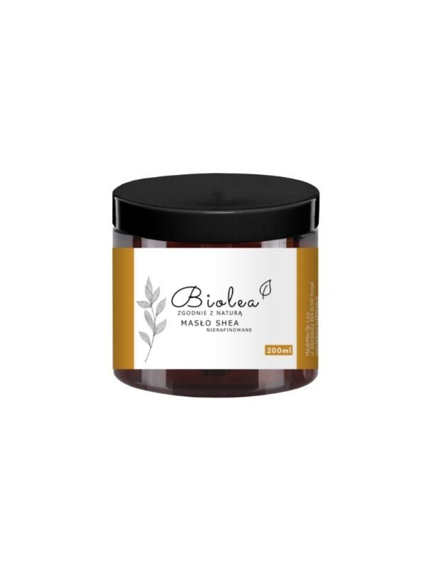 Biolea Masło Shea nierafinowane 200 ml