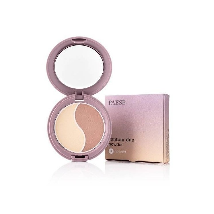 Paese Nanorevit Contour Duo Powder для контурування обличчя