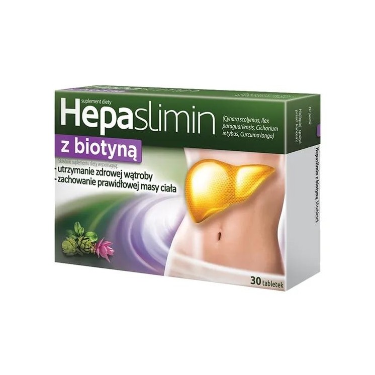 Hepaslmin з біотином 30 табл