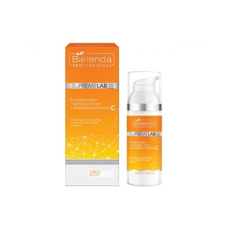 Bielenda Professional SUPREMELAB Energy Boost stimulerende en hydraterende crème met ultrastabiele vitamine C