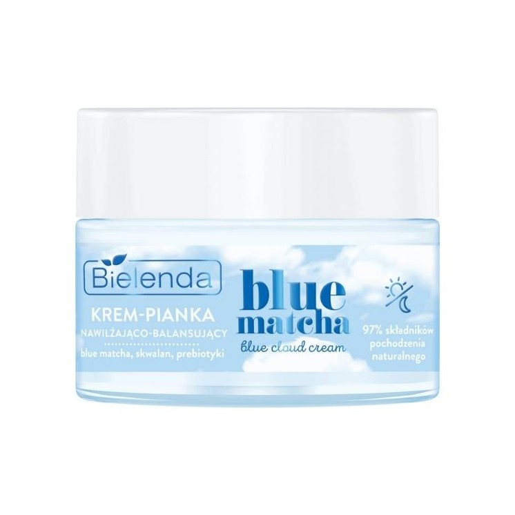 Bielenda Blue Matcha Moisturizing and balancing cream-foam