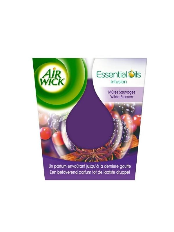 Airwick Świeca zapachowa Wilde Bramen 105 g