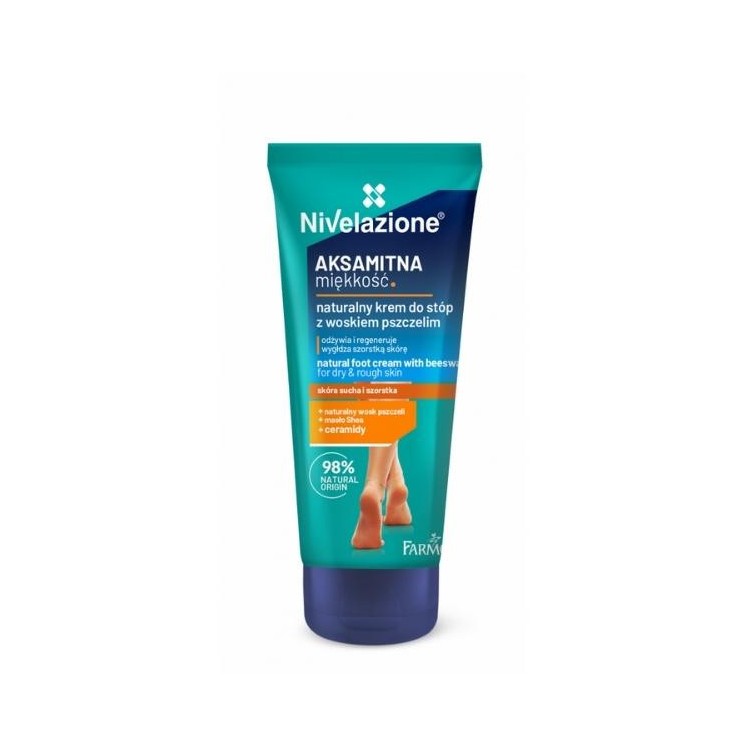 Натуральний крем для ніг Farmona Nivelazione Velvet Softness з бджолиним воском