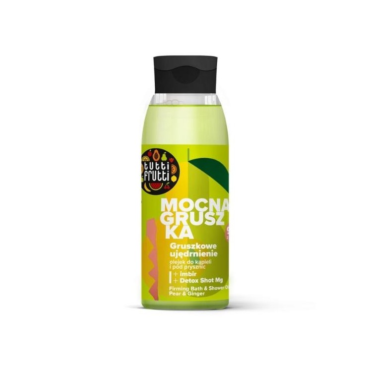 Farmona Tutti Frutti Sterke Peer Verstevigende Bad- en Doucheolie Peer en Gember + Detox Shot Mg 400 ml